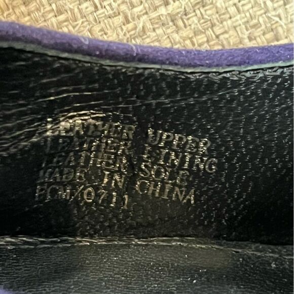 Brian Atwood Suede Peep Toe Platform Pumps in Royal Indigo size 7 1/2 - Picture 11 of 12